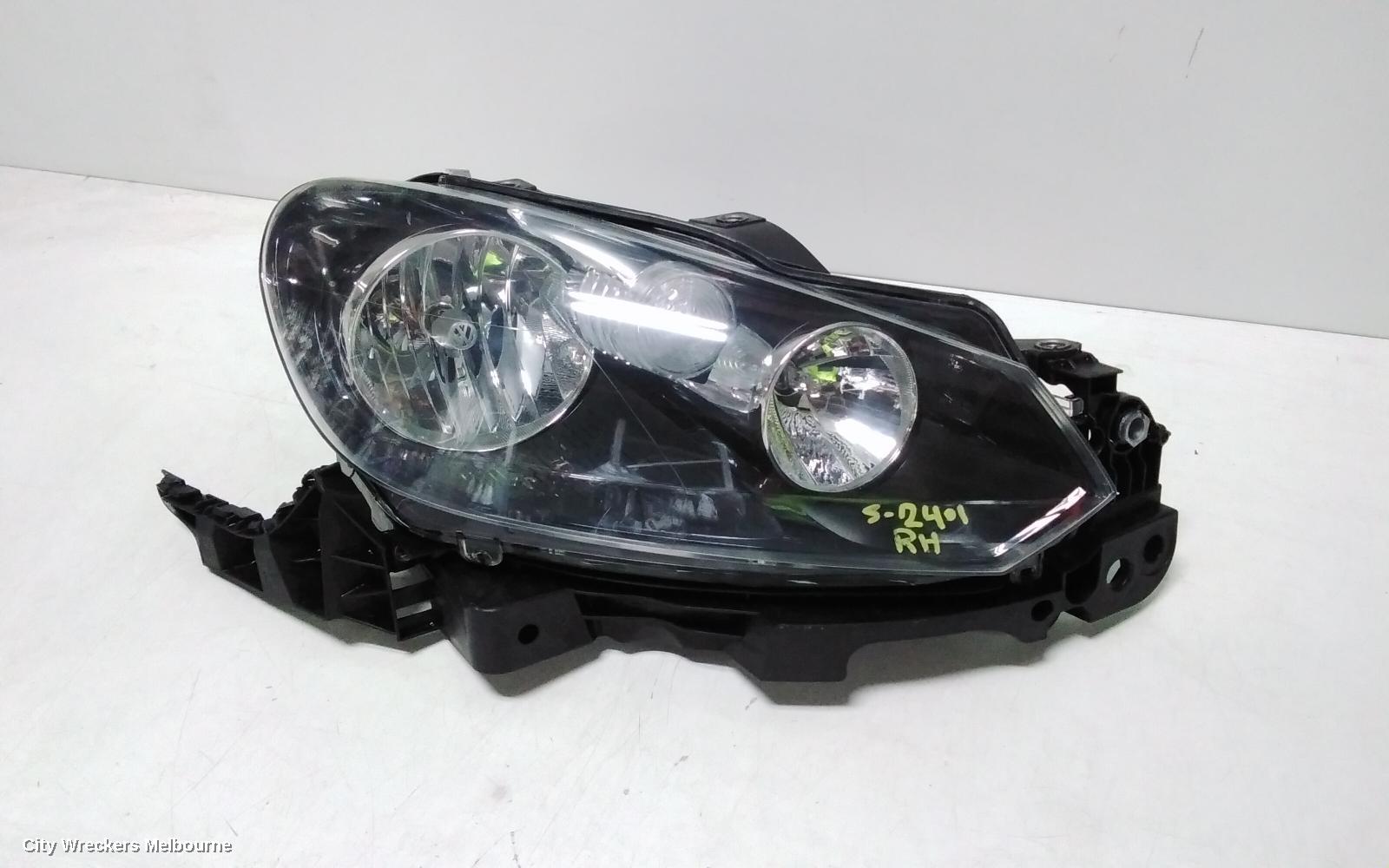 VOLKSWAGEN GOLF RIGHT HEADLAMP, GEN 6, CABRIO, HALOGEN TYPE, 07/2011 - 01/2016 - Image 2