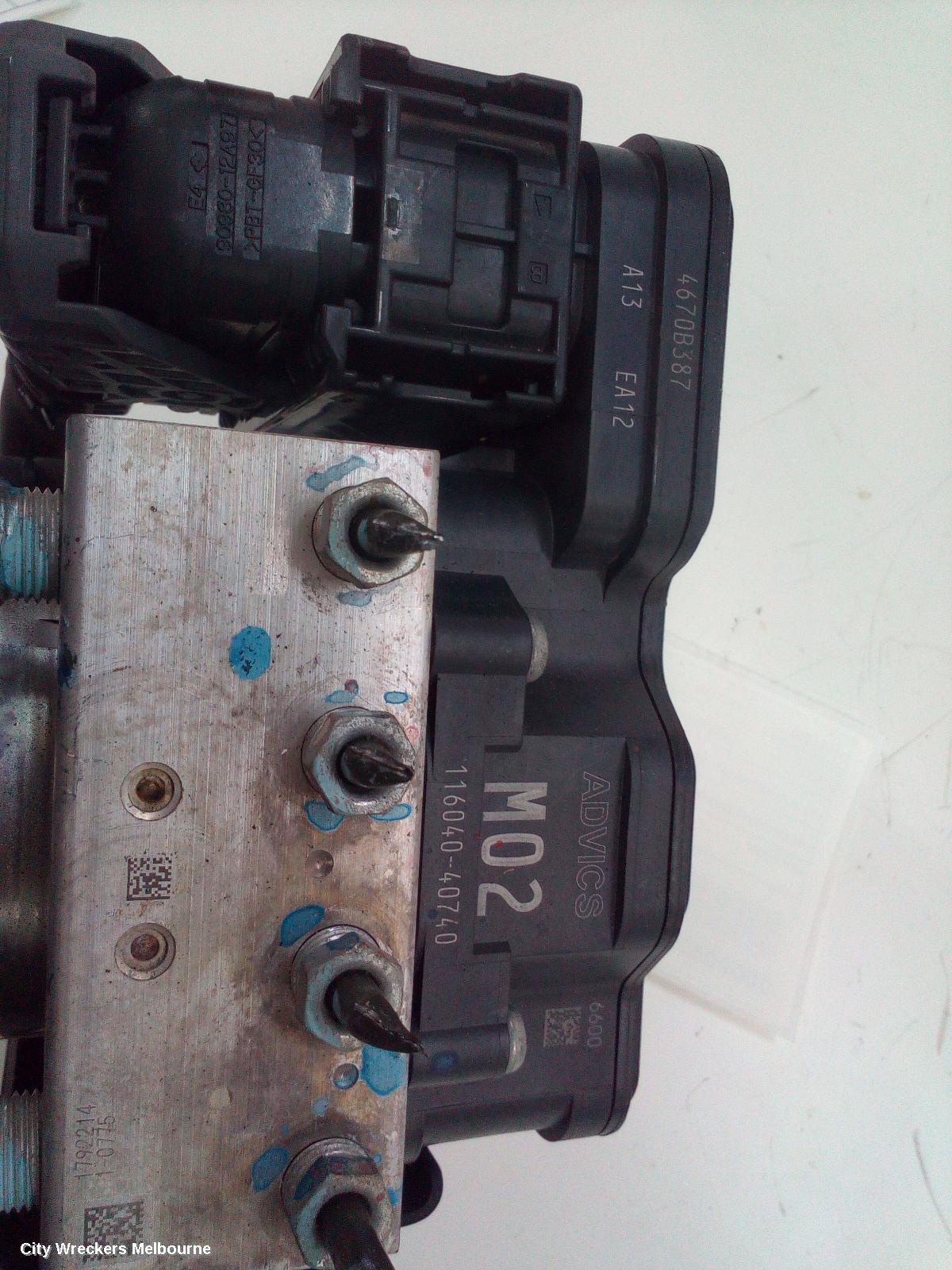 MITSUBISHI TRITON ABS PUMP/MODULATOR, MQ, P/N 4670B387, 04/2015 - 10/2018 - Image 2