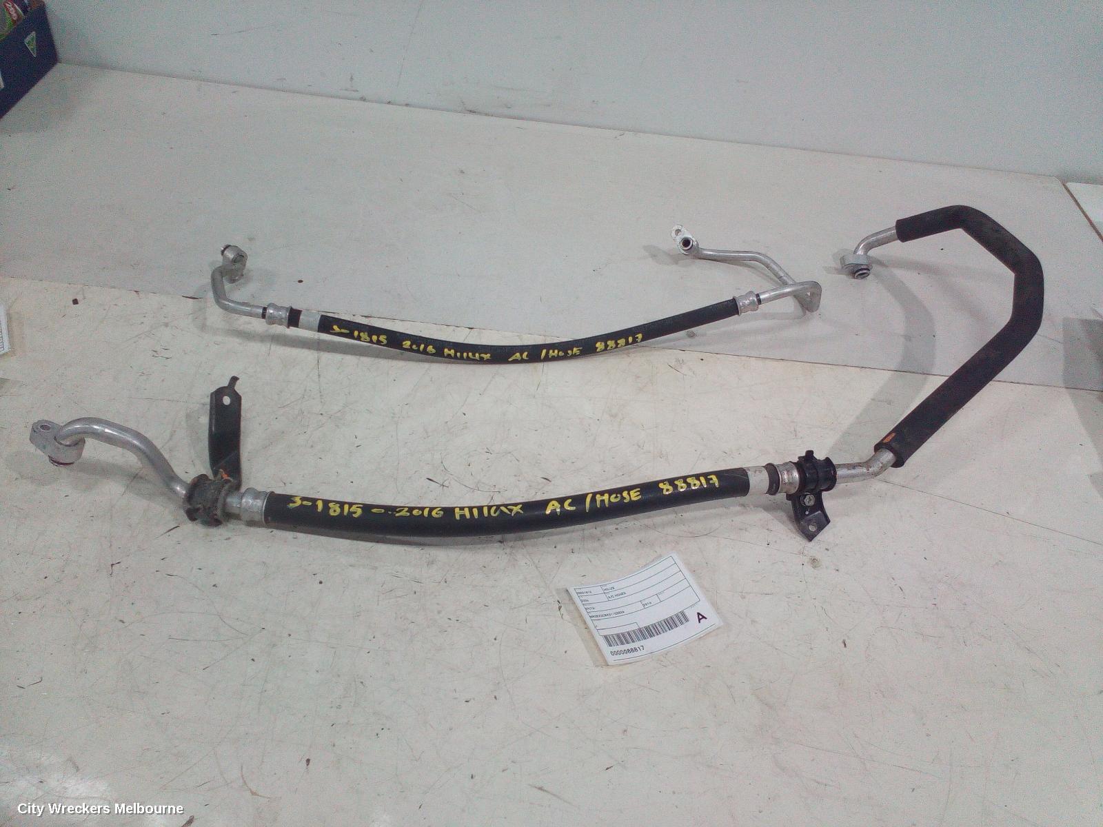 TOYOTA HILUX A/C HOSES, PETROL, 2.7, 2TR-FE, COMPRESSOR TO CONDENSER, 09/2015 ONWARDS - Image 3