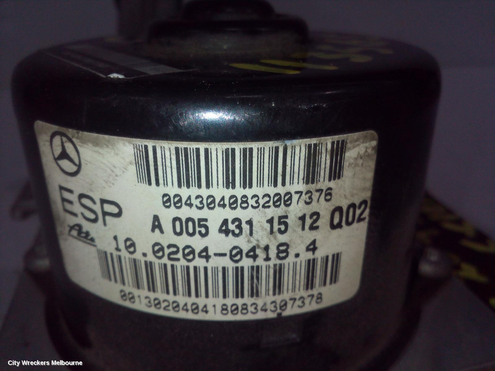 MERCEDES C CLASS ABS PUMP/MODULATOR, W203, MODULE P/N A0054314312, 11/2000 - 06/2007 - Image 3