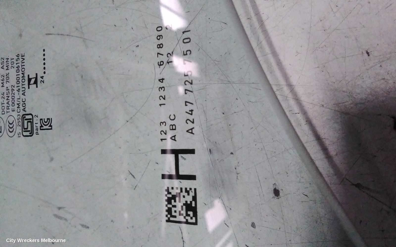 MERCEDES EQA LEFT FRONT DOOR WINDOW, H243, 01/2021 ONWARDS - Image 3