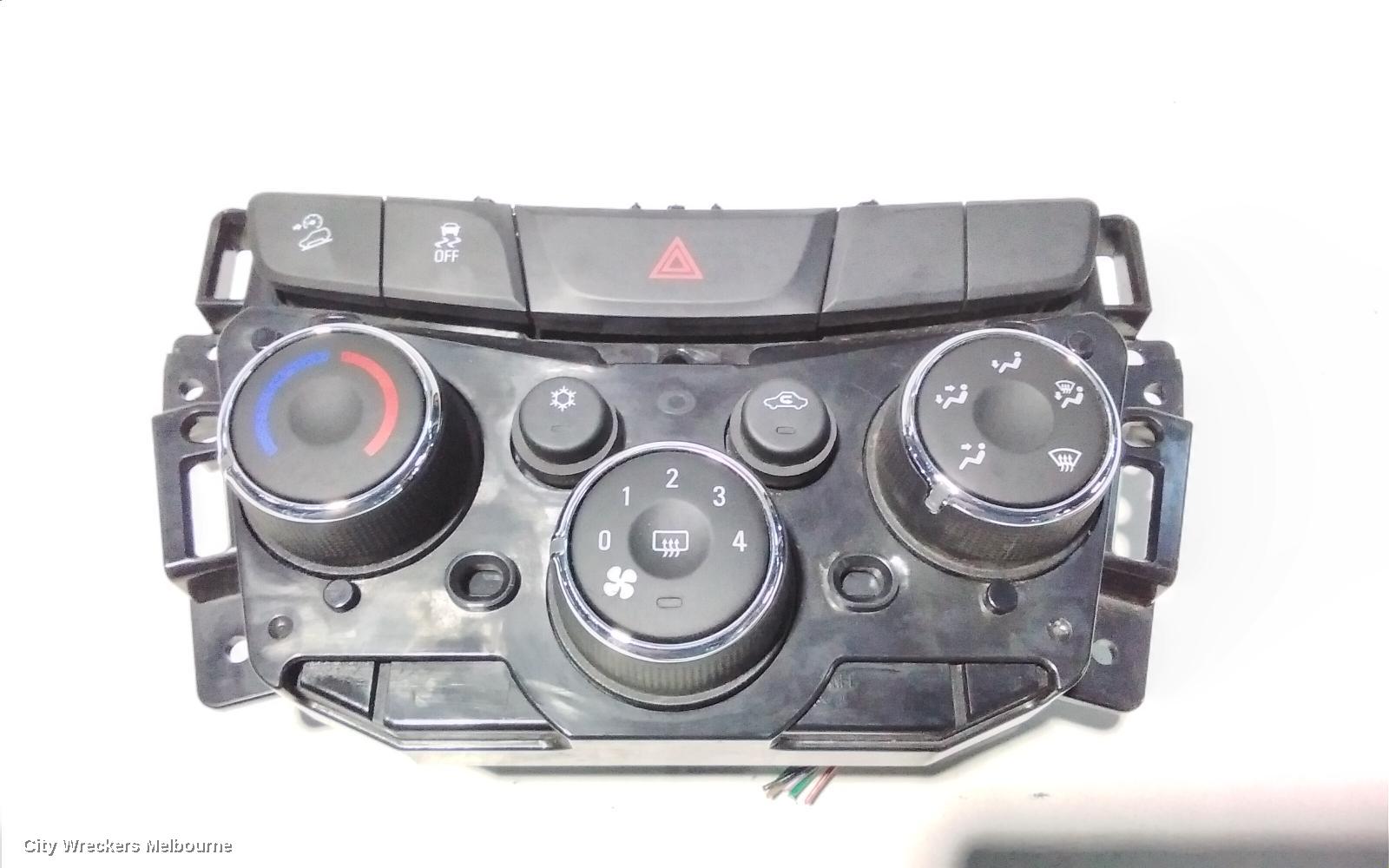 HOLDEN TRAX HEATER/AC CONTROLS, TJ SERIES, STANDARD TYPE, NON SEAT WARMER, 08/2013 - 12/2020 - Image 2