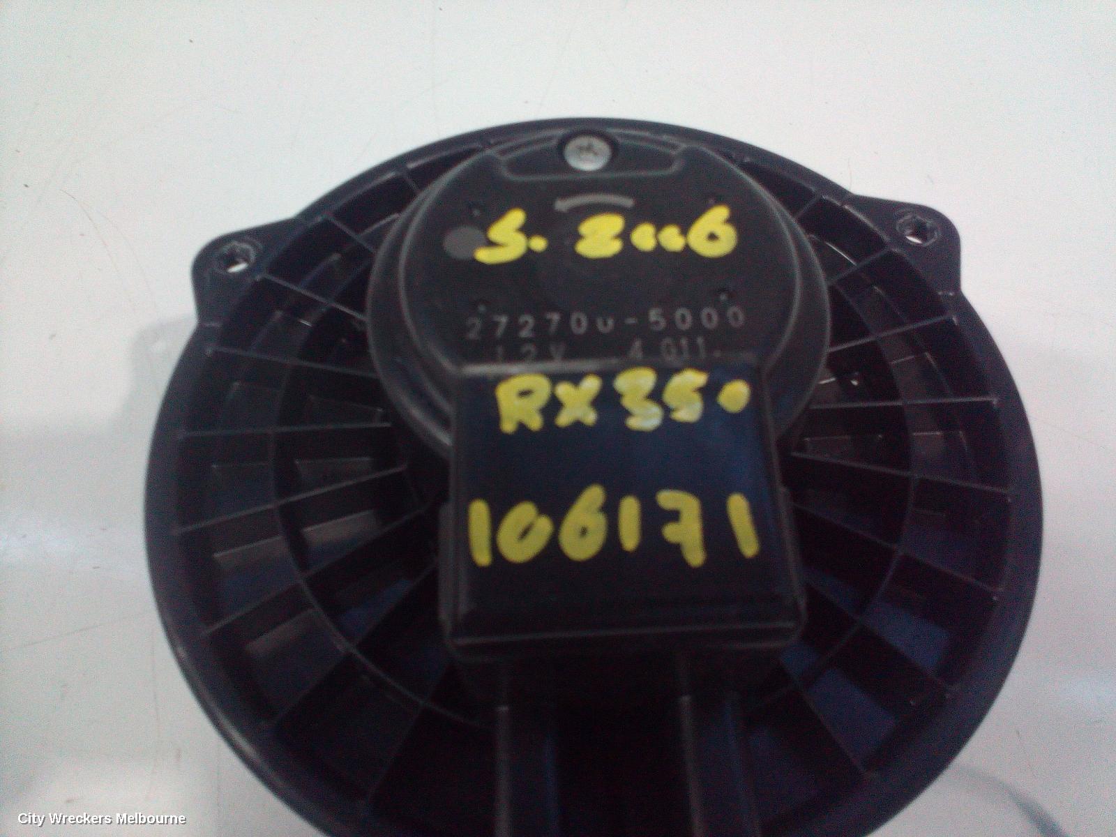 LEXUS RX SERIES HEATER FAN MOTOR, RX330, 3.3, 3MZ, MCU3#, 04/2003 - 11/2005 - Image 2