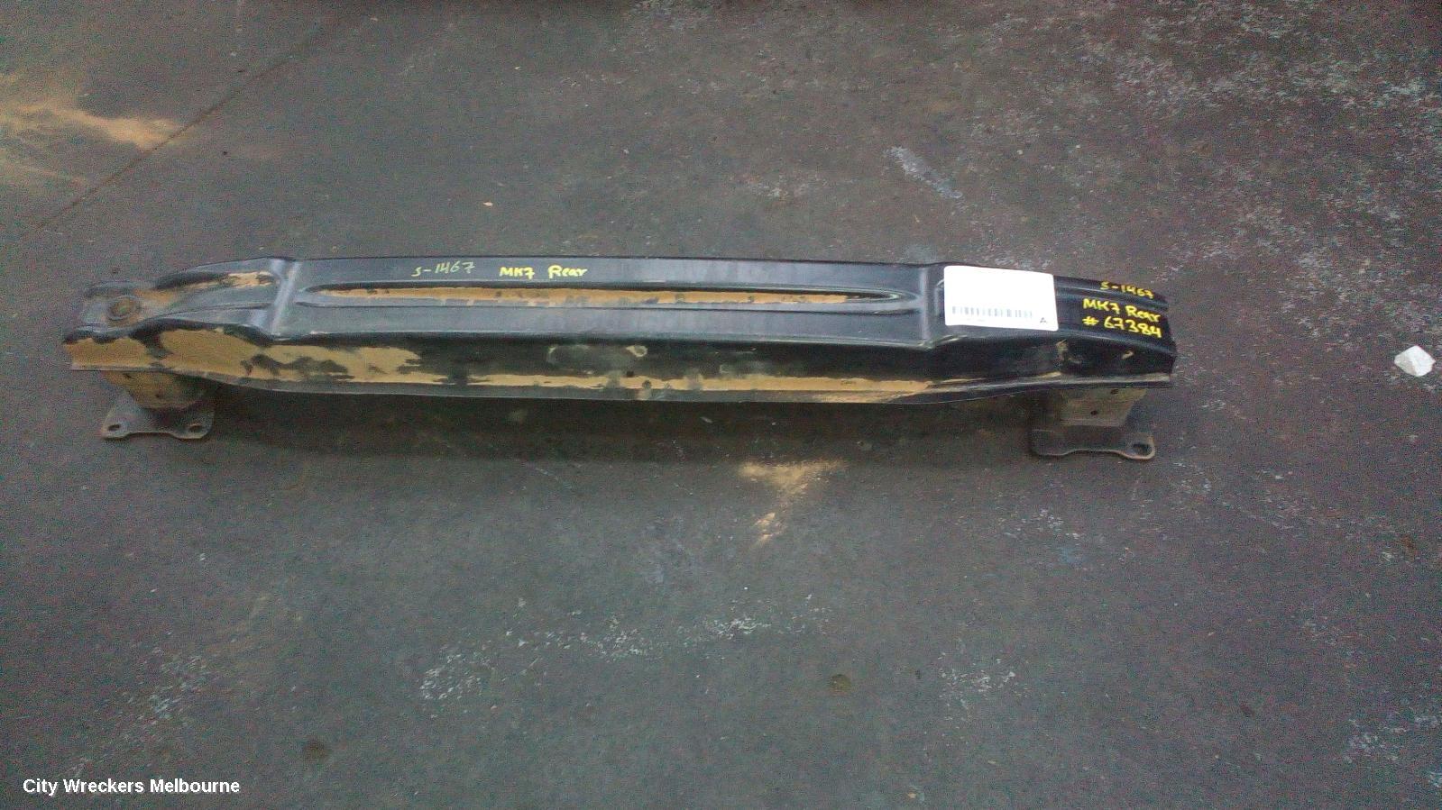 VOLKSWAGEN GOLF R/BAR BRACKET/REINFO, MAIN REINFORCEMENT, GEN 7, HATCH, 03/2013 ONWARDS - Image 1