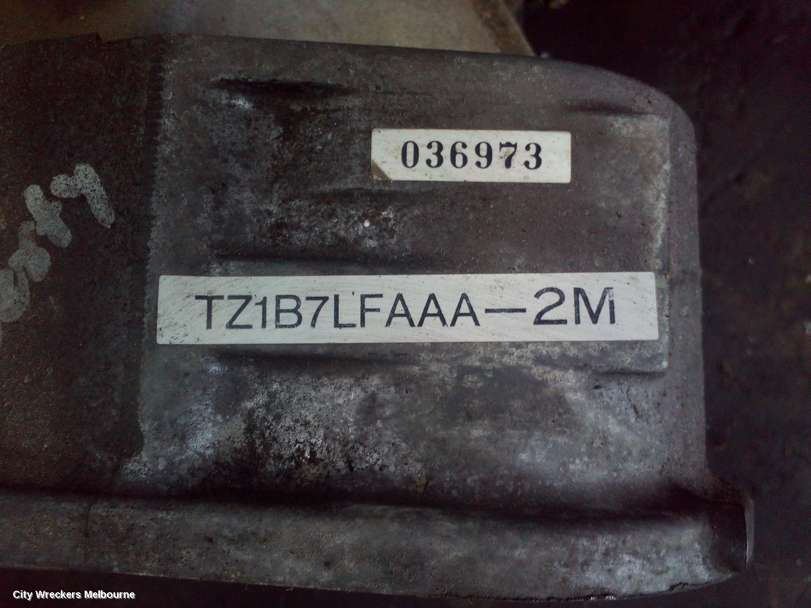 SUBARU LIBERTY TRANS/GEARBOX, AUTO, 4WD, PETROL, 2.5, EJ25, TZ1B7LFAAA, NON-VDC TYPE, 4TH GEN, 09/2003 - 08/2009 - Image 1