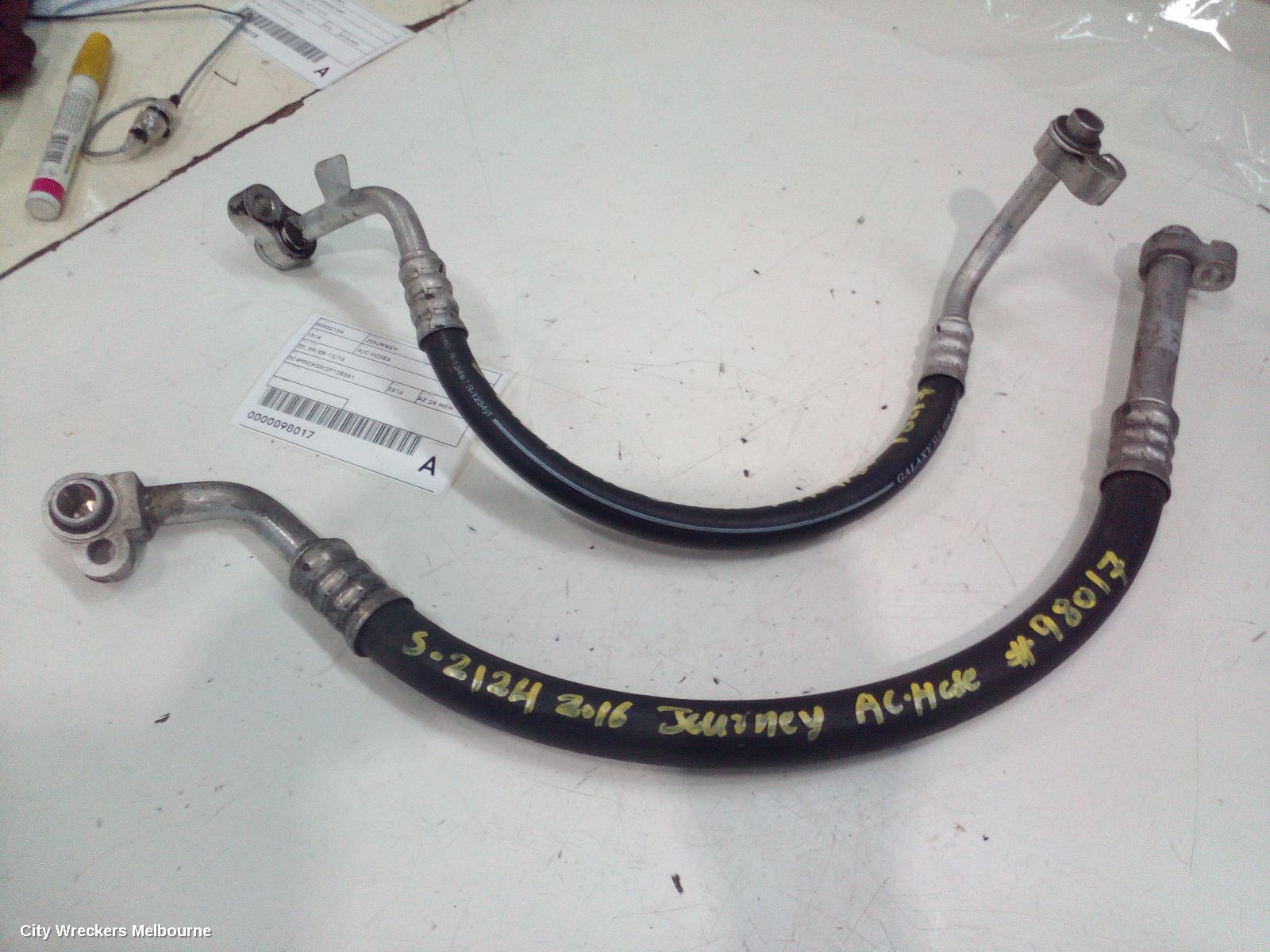 DODGE JOURNEY A/C HOSES, PETROL, 3.6, COMPRESSOR TO CONDENSER, JC, 07/2011 - 12/2016 - Image 1