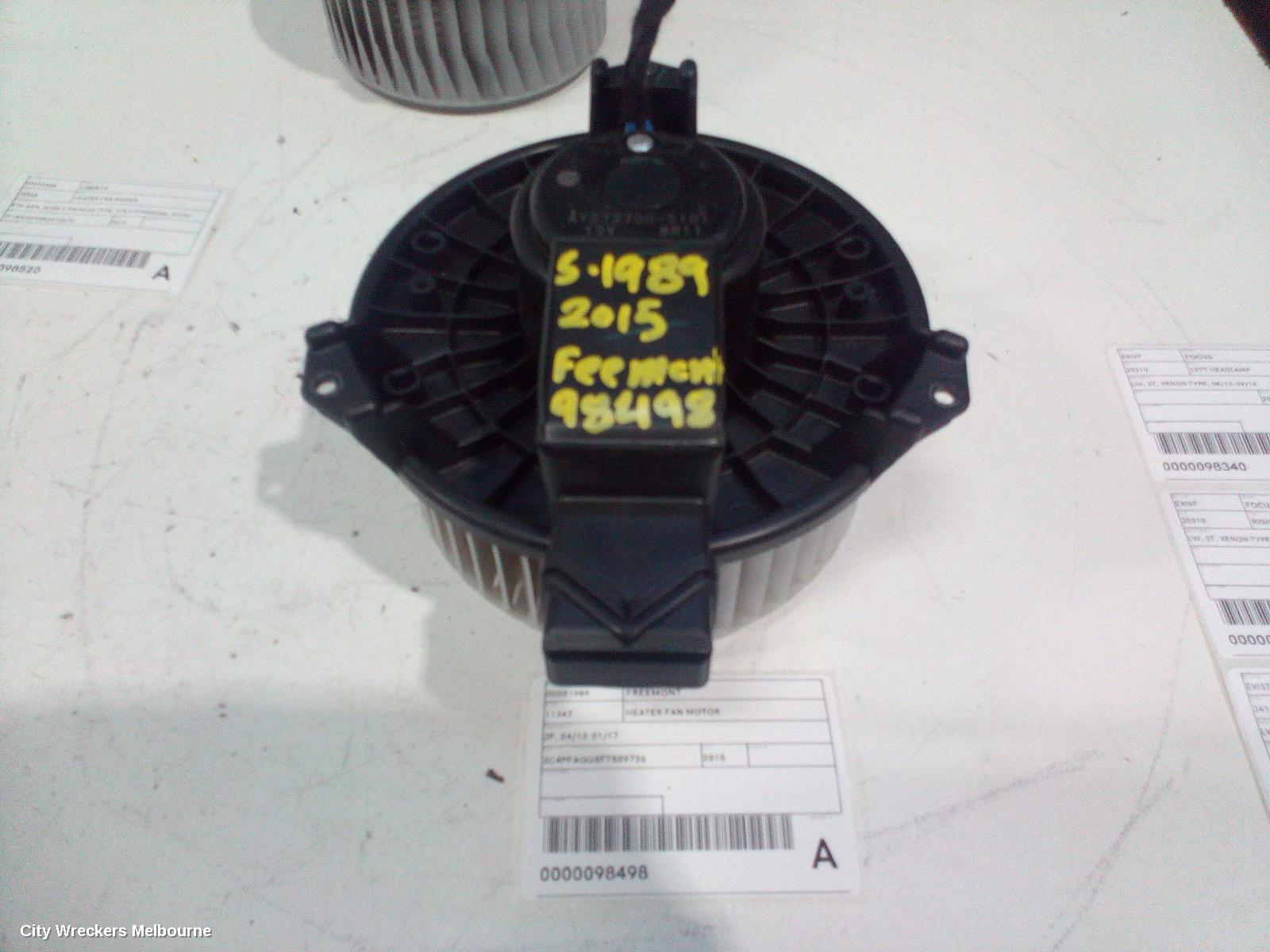 FIAT FREEMONT HEATER FAN MOTOR, JF, 04/2013 - 01/2017 - Image 1
