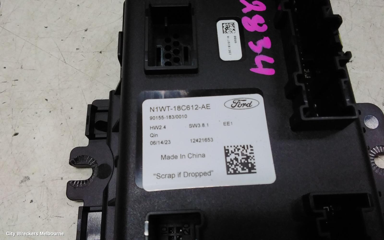FORD RANGER ECU, RA, CLIMATE CONTROL TEMPERATURE CONTROL MODULE, 05/2022 ONWARDS - Image 2