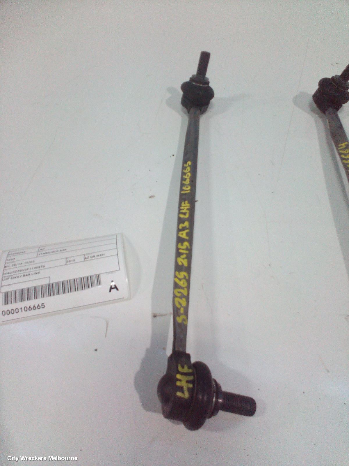AUDI A3 STABILISER BAR, 8V, 03/2013 - 10/2020 - Image 1