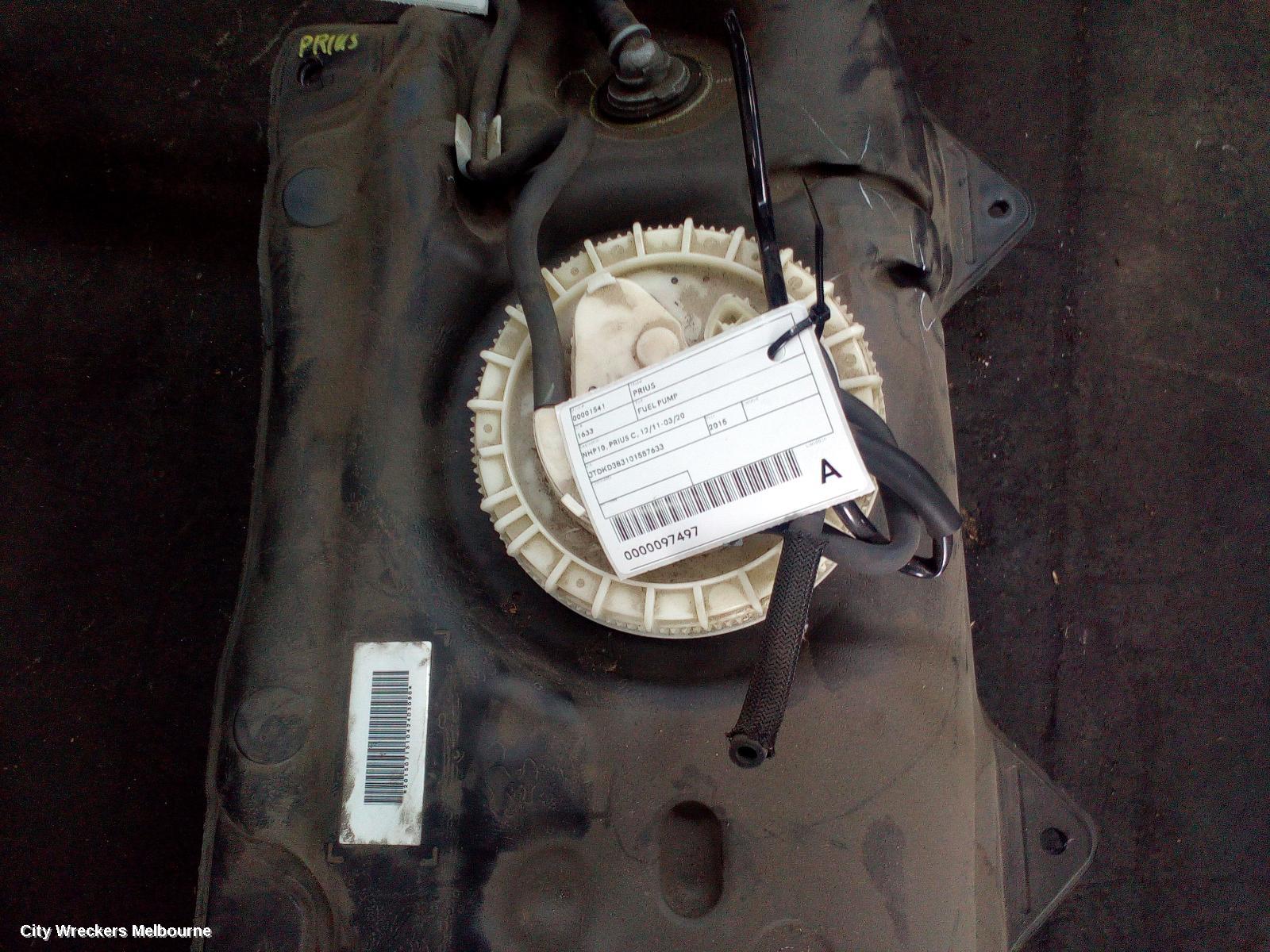 TOYOTA PRIUS FUEL PUMP, NHP10, PRIUS C, 12/2011 - 03/2020 - Image 1