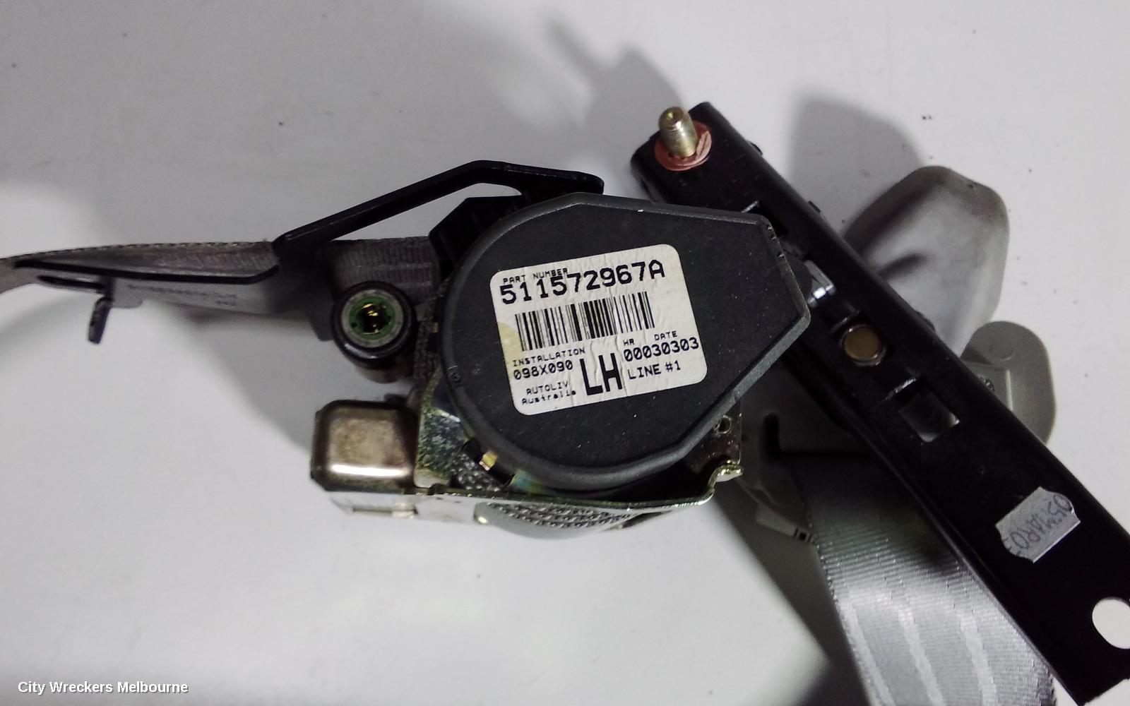 TOYOTA CAMRY SEATBELT/STALK, LH FRONT, SEAT BELT ONLY, BLACK, SK36, 08/2002 - 05/2006 - Image 2