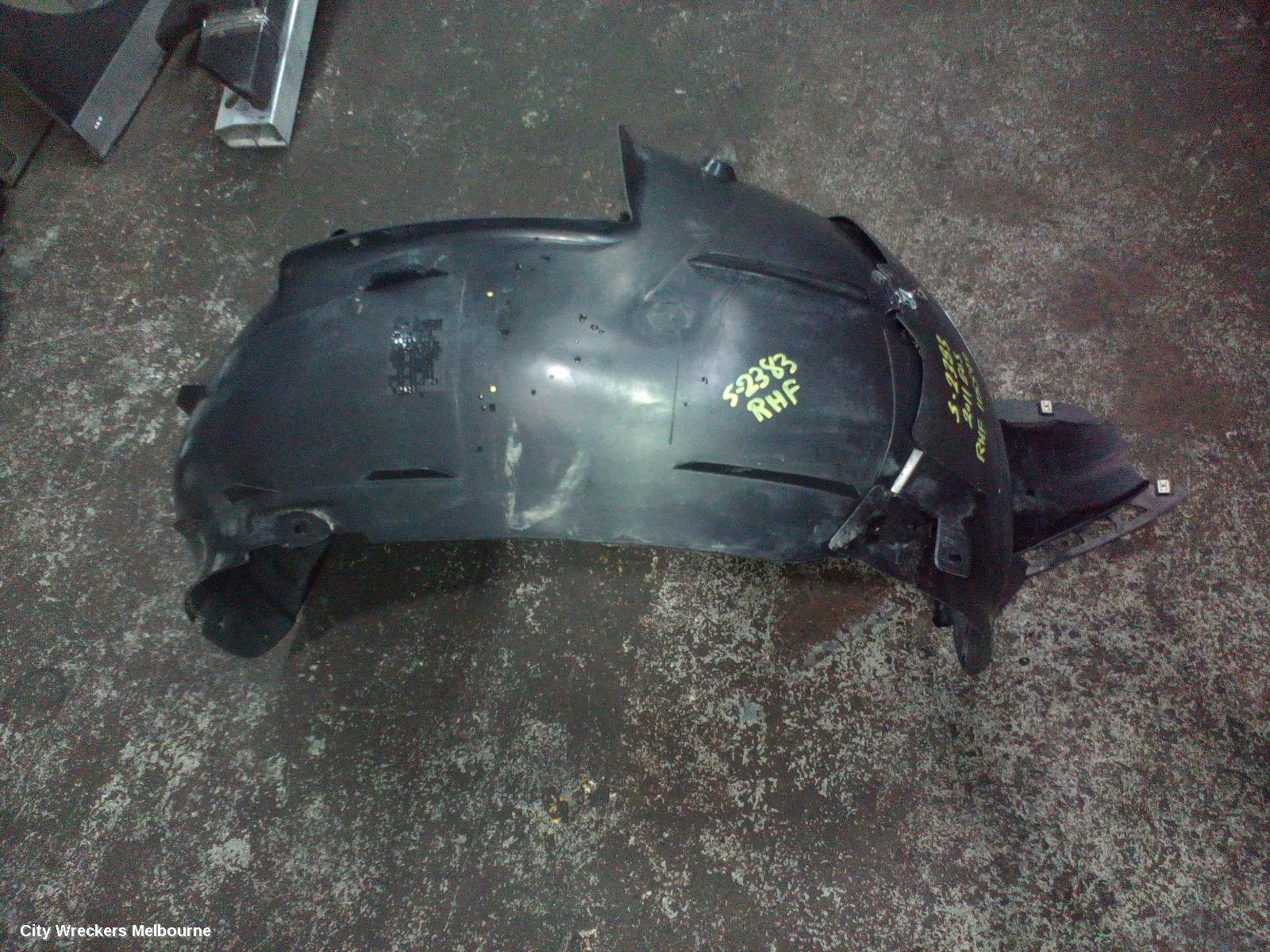 VOLKSWAGEN EOS RIGHT GUARD LINER, 1F, FRONT SECTION, 02/2007 - 12/2014 - Image 2