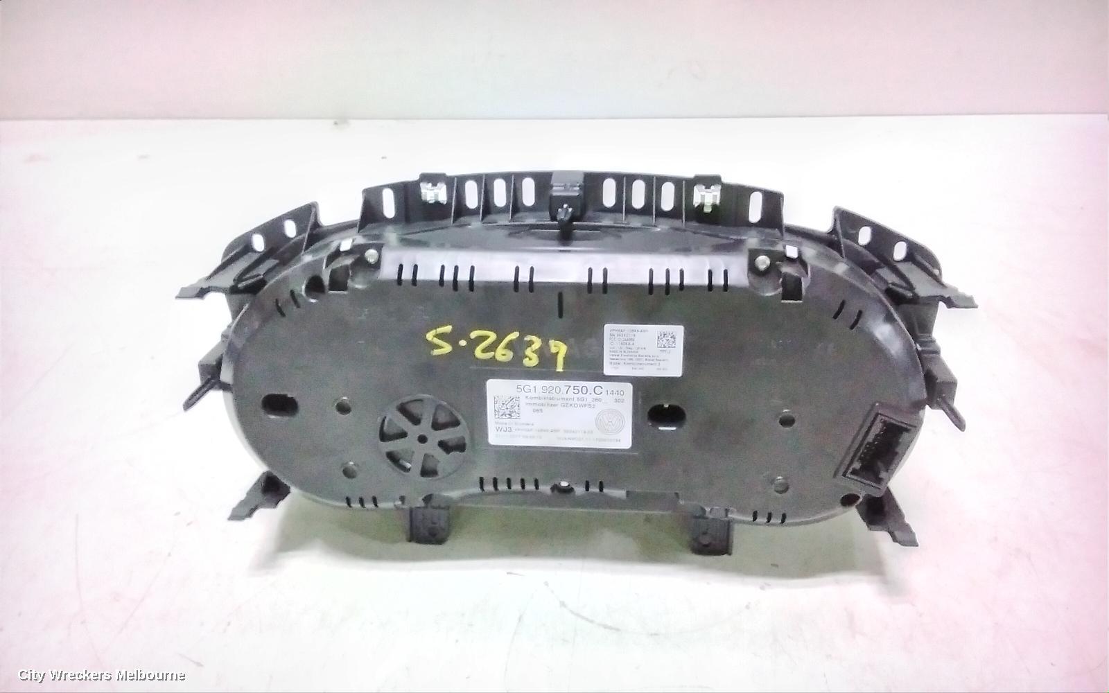 VOLKSWAGEN GOLF INSTRUMENT CLUSTER, INSTRUMENT CLUSTER (ACTIVE INFO DISPLAY), PETROL, R, GEN 7, 03/2017 - 08/2020 - Image 3