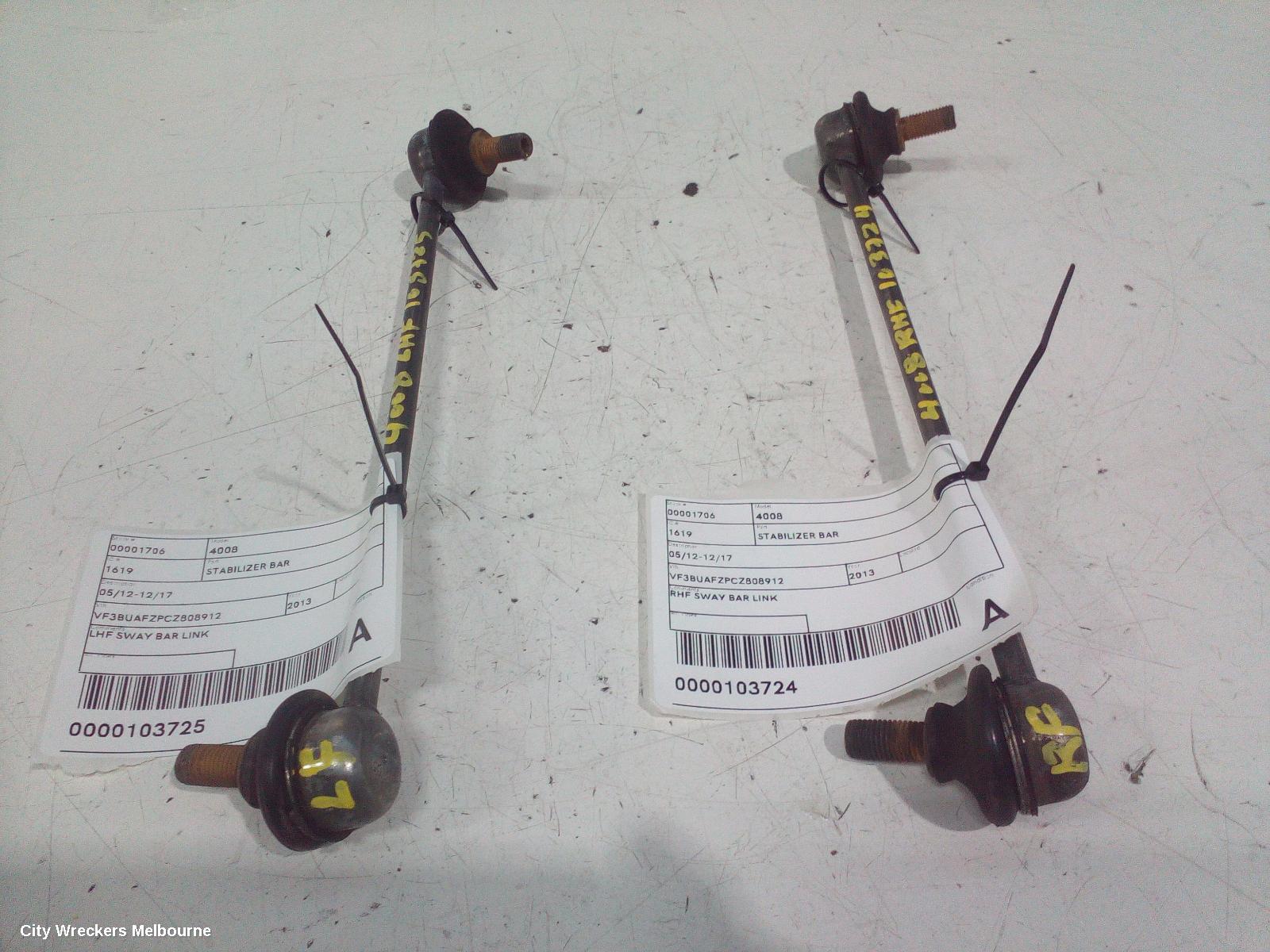 PEUGEOT 4008 STABILISER BAR, 05/2012 - 12/2017 - Image 3