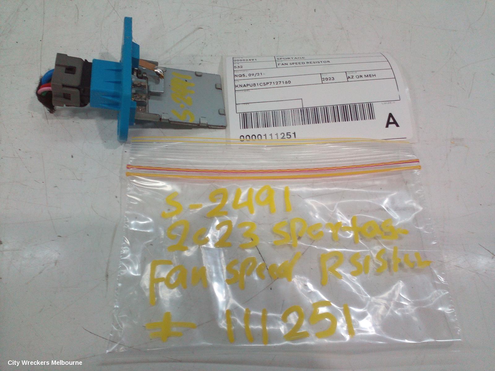 KIA SPORTAGE FAN SPEED RESISTOR, NQ5, 09/2021 ONWARDS - Image 3