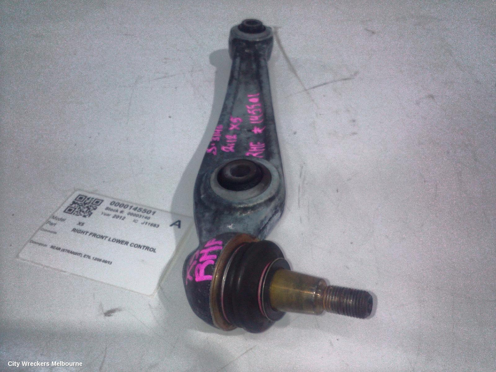 BMW X5 RIGHT FRONT LOWER CONTROL ARM, REAR (STRAIGHT), E70, 12/2006 - 06/2013 - Image 1