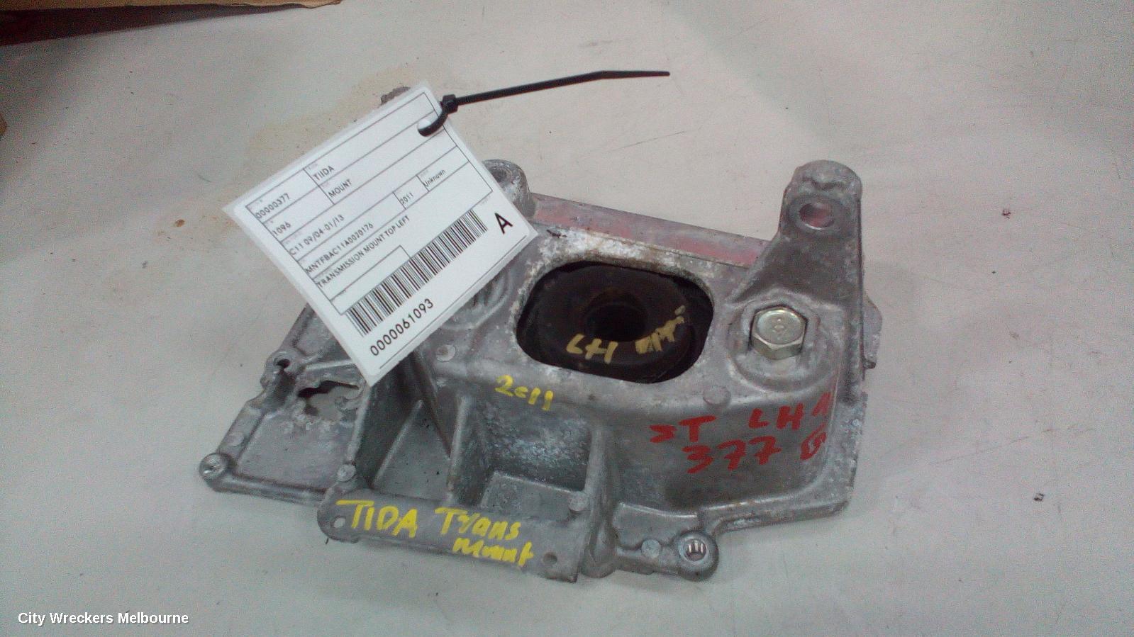 NISSAN TIIDA MOUNT, ENGINE MOUNT, LEFT INSULATOR, PETROL, 1.8, MR18, C11, 09/2004 - 01/2013 - Image 3