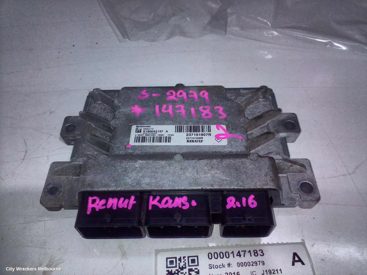 RENAULT KANGOO ECU, ENGINE ECU, 1.6, ECU ONLY, X61, 10/2010 - 06/2016 - Image 2