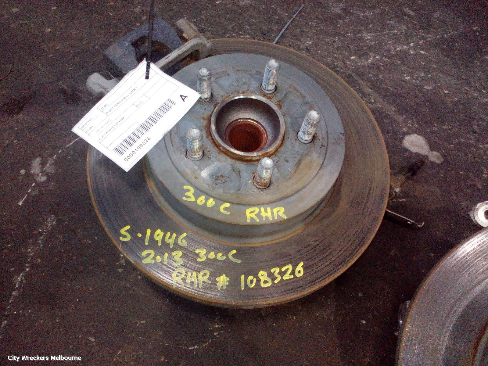 CHRYSLER 300C RIGHT REAR HUB ASSEMBLY, LX, 05/2012 - 12/2021 - Image 3