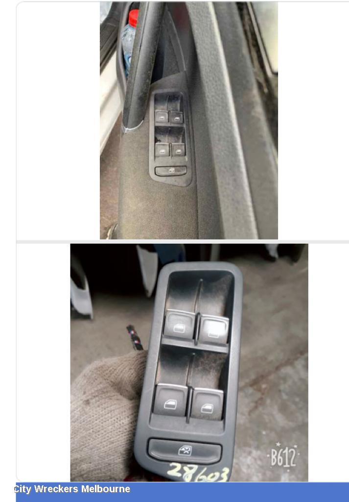 VOLKSWAGEN GOLF PWR DR WIND SWITCH, RH FRONT (MASTER SWITCH), GEN 7, 5DR HATCH, 03/2013 - 08/2020 - Image 1