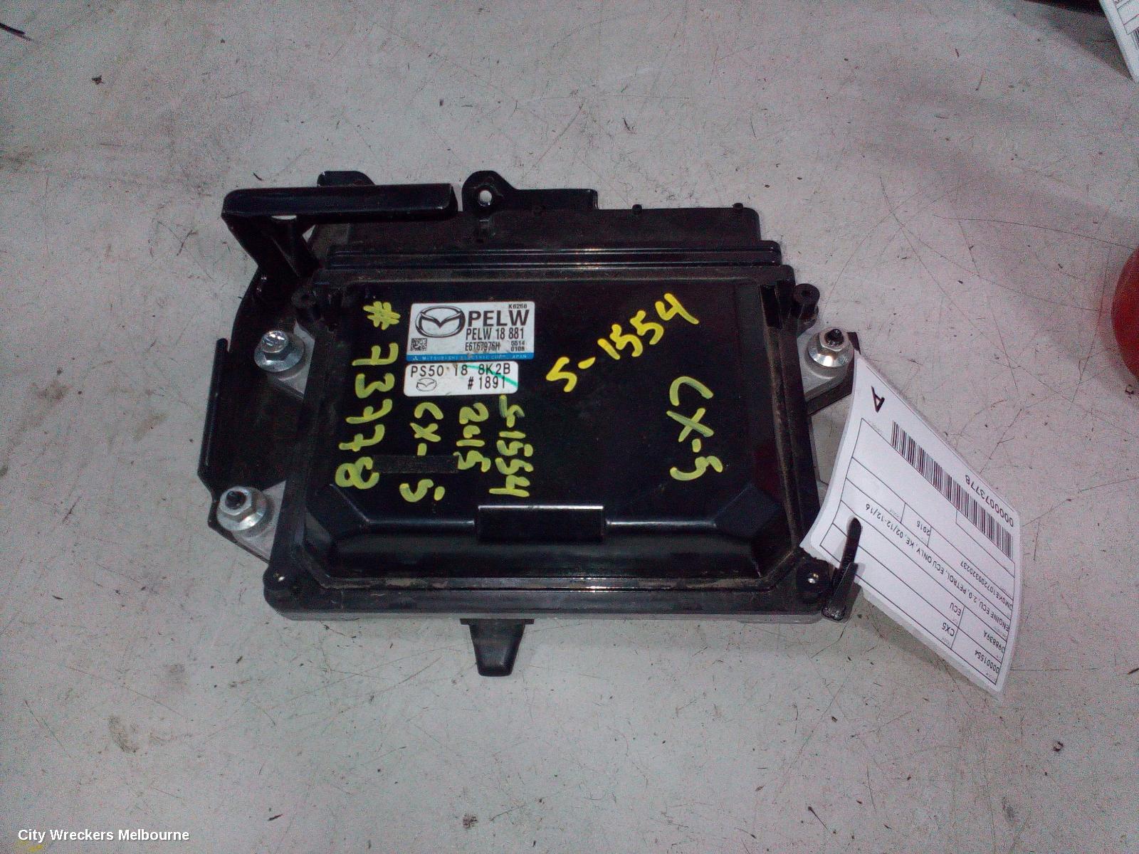 MAZDA CX5 ECU, ENGINE ECU, 2.0, PETROL, ECU ONLY, KE, 02/2012 - 12/2016 - Image 2