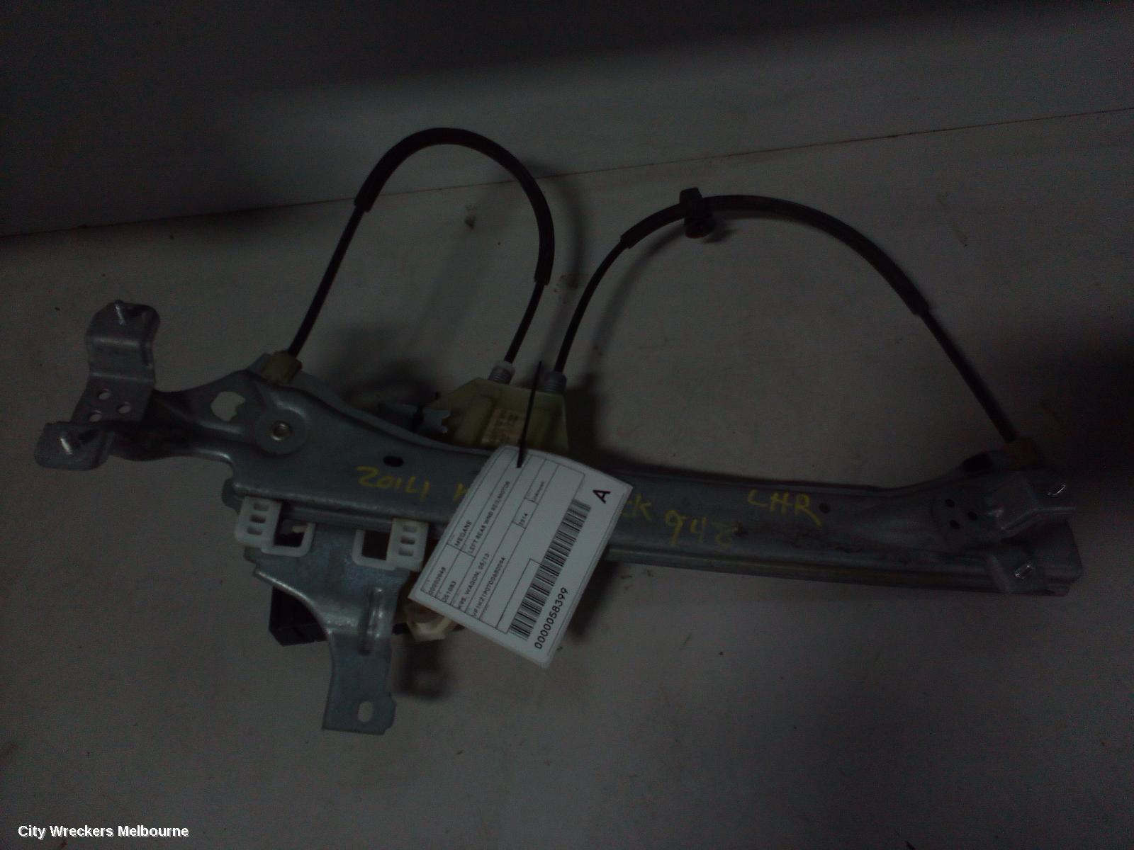 RENAULT MEGANE LEFT REAR WND REG/MOTOR, K95, WAGON, 05/2013 ONWARDS - Image 1