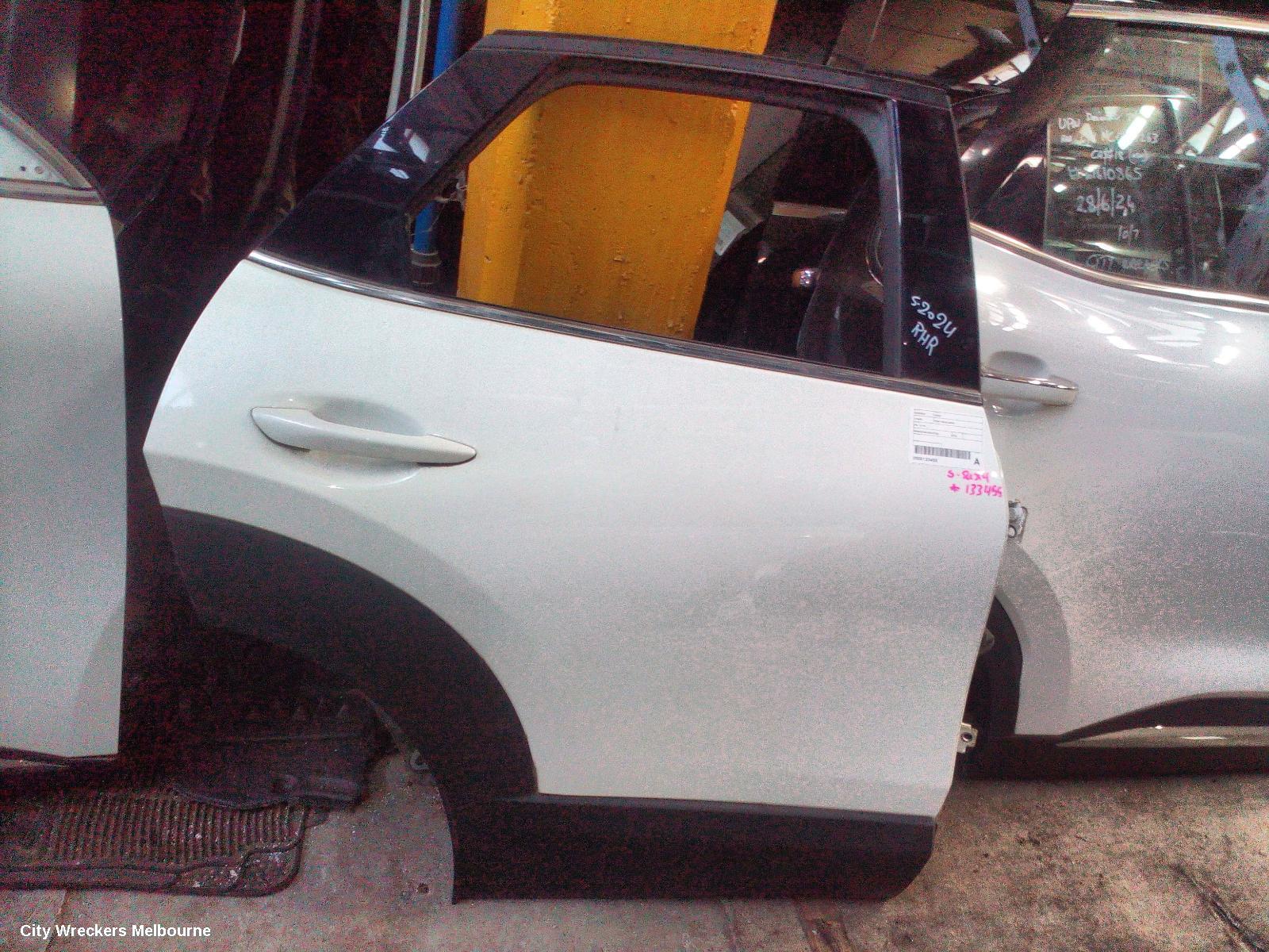 MAZDA CX30 RIGHT REAR DOOR, DM, 10/2019 ONWARDS - Image 1