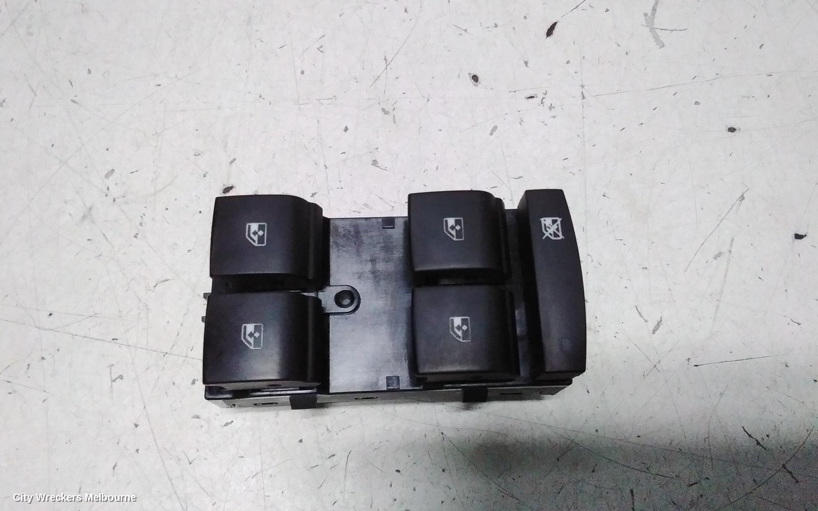 HOLDEN ASTRA PWR DR WIND SWITCH, RH FRONT (MASTER SWITCH), BK-BL, 5DR HATCH/SEDAN, 09/2016 - 12/2020 - Image 1