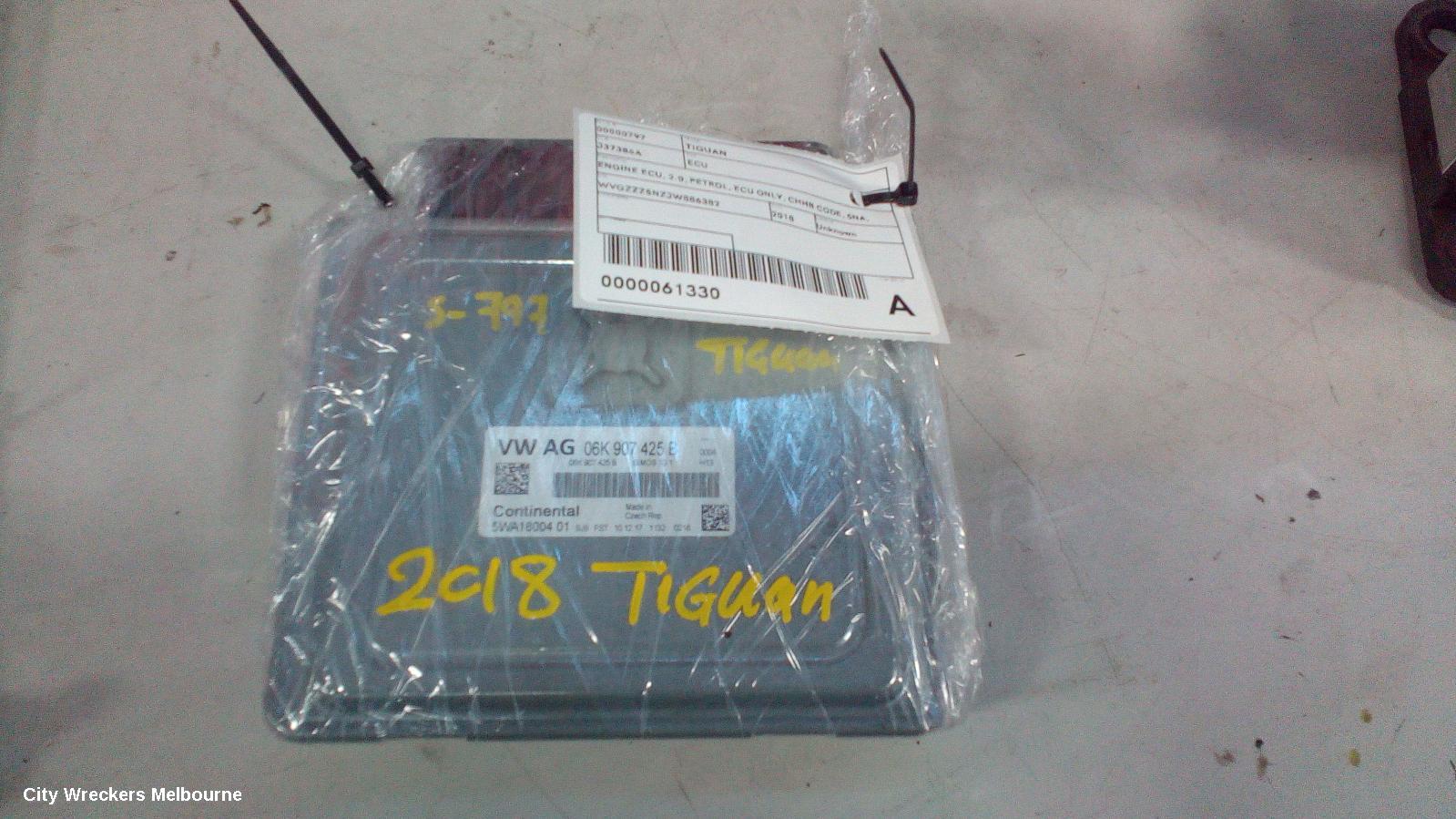 VOLKSWAGEN TIGUAN ECU, ENGINE ECU, 2.0, PETROL, ECU ONLY, CHHB CODE, 5NA, 06/2016 ONWARDS - Image 3