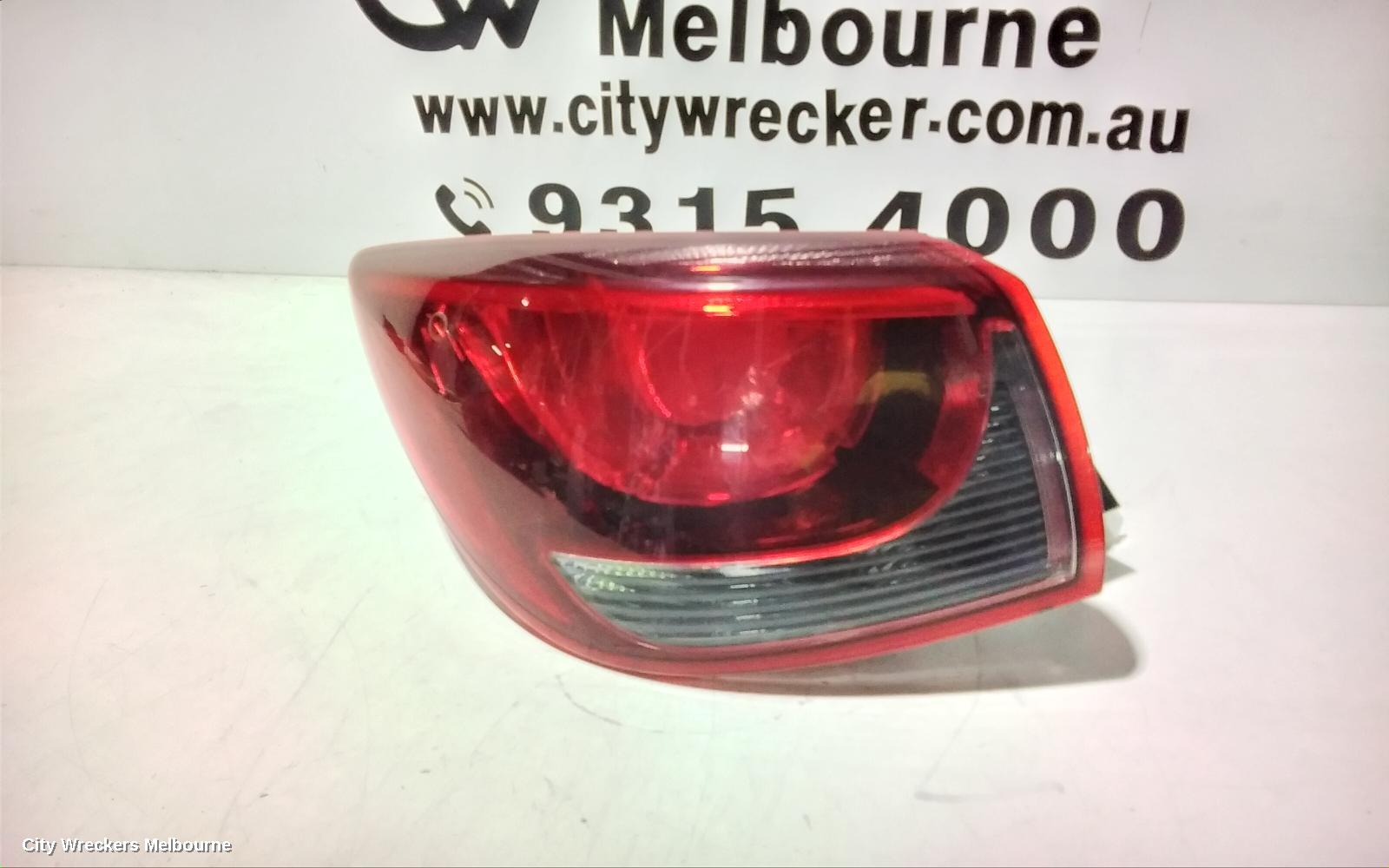 MAZDA 2 LEFT TAILLIGHT, DJ, HATCH, HALOGEN TYPE, 09/2014 ONWARDS - Image 2