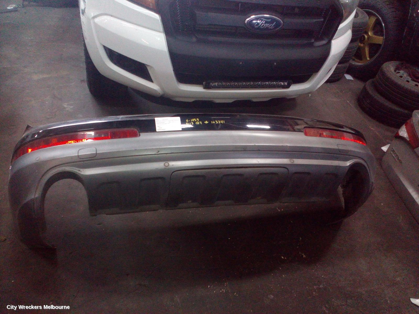 AUDI Q7 REAR BUMPER, BUMPER BAR (2 PIECE), 4L, GREY, 10/2009 - 08/2015 - Image 1