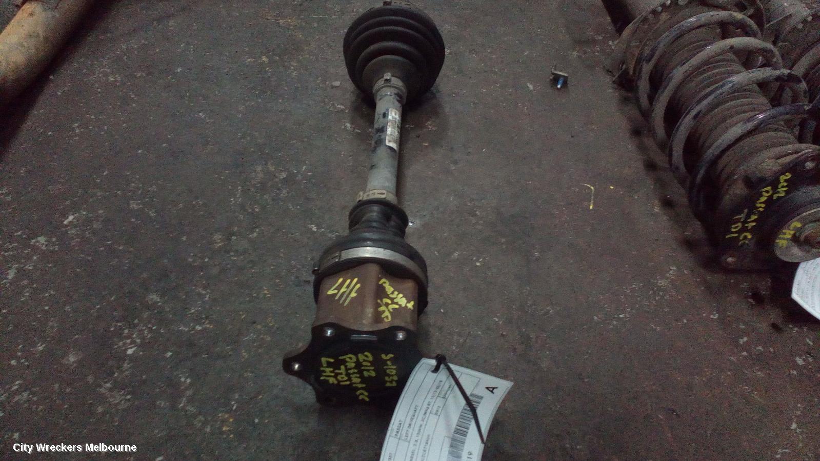 VOLKSWAGEN PASSAT LEFT DRIVESHAFT, FRONT, DIESEL, 2.0, 130KW, 3C/MK6 B7, 12/2012 - 05/2015 - Image 1