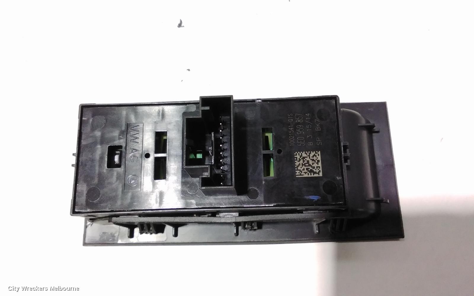 SKODA OCTAVIA PWR DR WIND SWITCH, RH FRONT (MASTER SWITCH), NE, LIFTBACK SEDAN/WAGON, 11/2013 - 02/2017 - Image 3