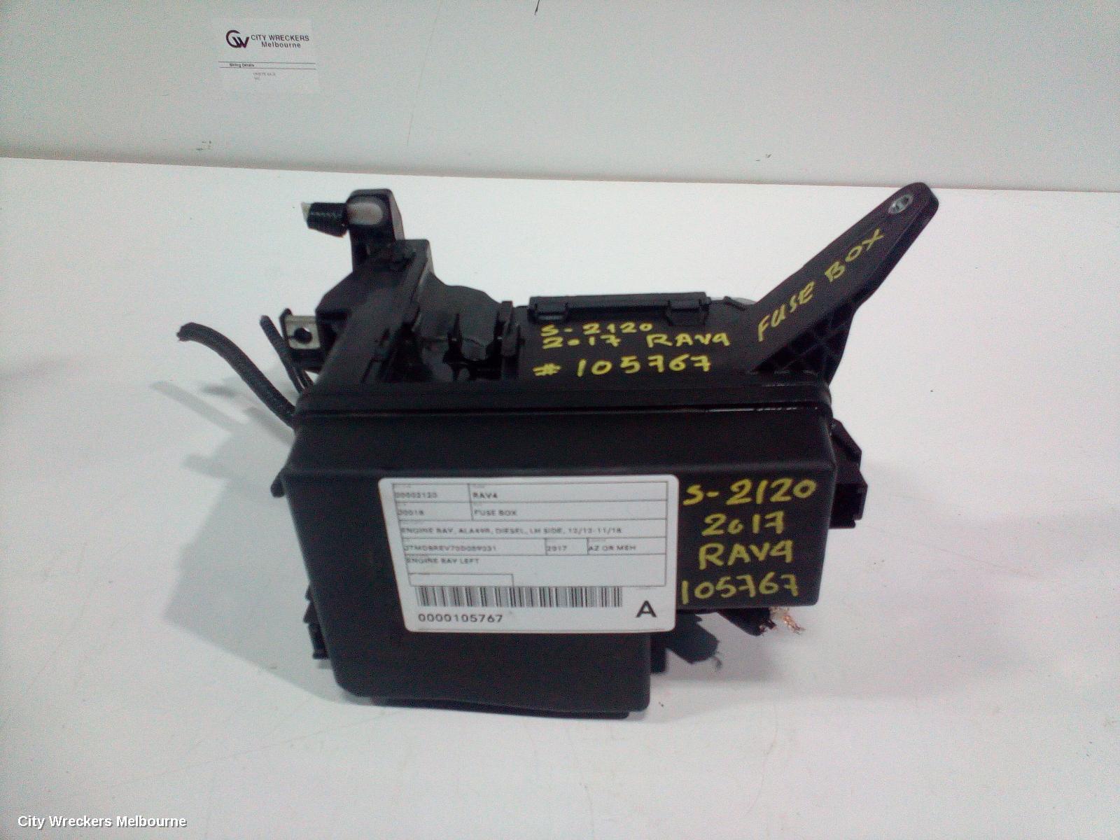 TOYOTA RAV4 FUSE BOX, ENGINE BAY, ALA49R, DIESEL, LH SIDE, 12/2012 - 11/2018 - Image 3