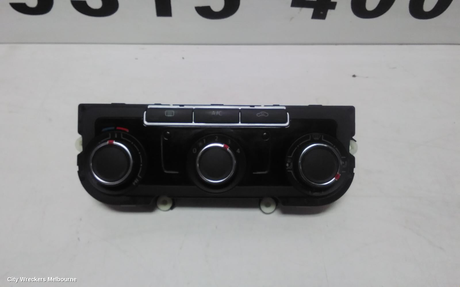 VOLKSWAGEN CADDY HEATER/AC CONTROLS, CLIMATE CONTROL TYPE, 2KN, 12/2015 - 02/2021 - Image 3