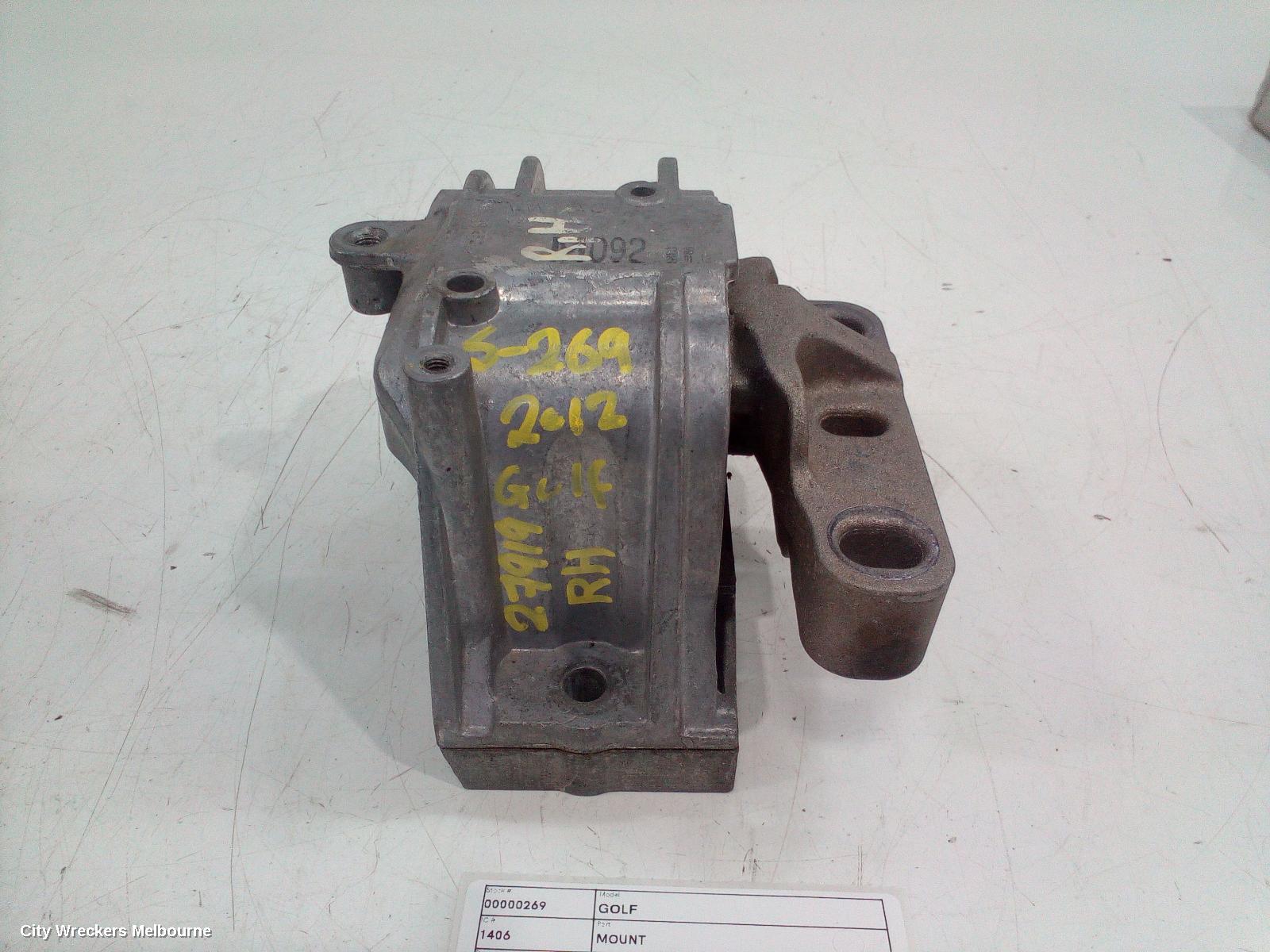 VOLKSWAGEN GOLF MOUNT, GEN 6, 10/2008 - 12/2015 - Image 1