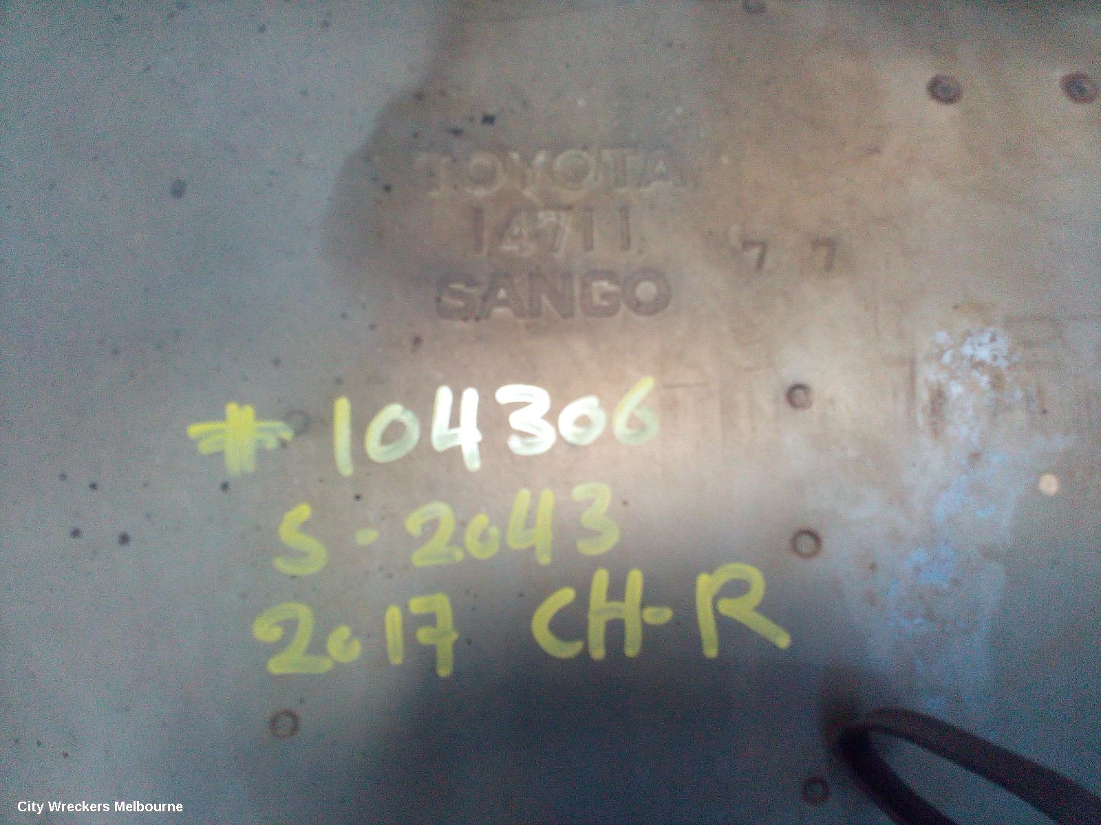 TOYOTA C-HR EXHAUST SYSTEM, GEN 1, 12/2016 - 09/2023 - Image 3