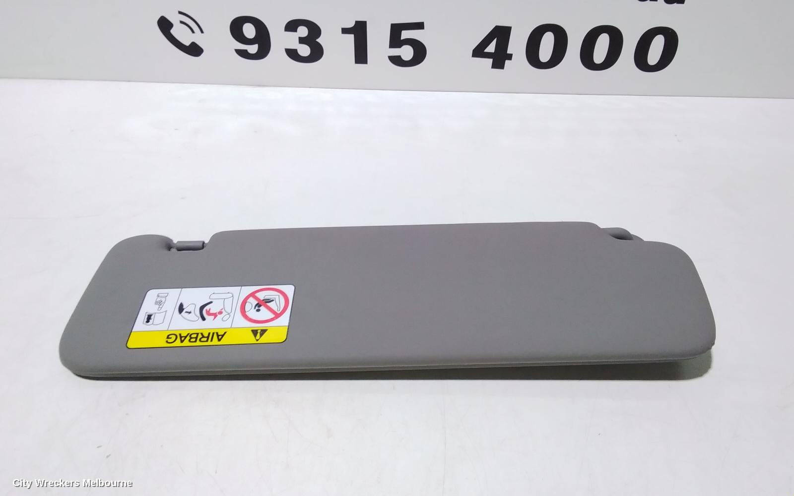 LDV G10 SUNVISOR, SV7C, LH SIDE, NON MIRROR TYPE, VAN, 04/2015 ONWARDS - Image 2