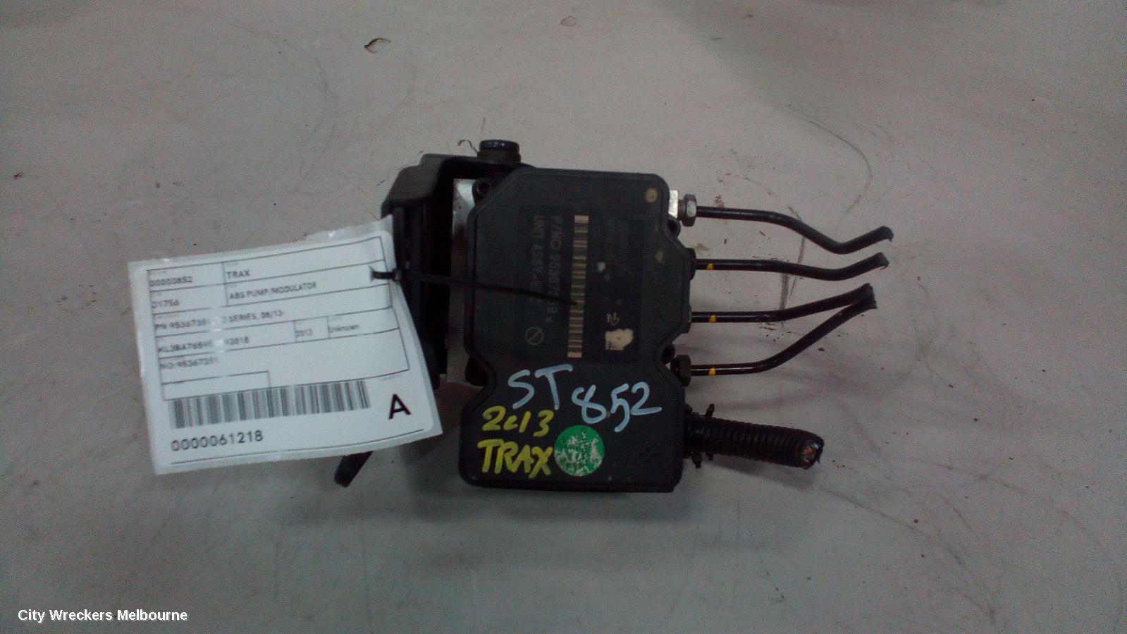 HOLDEN TRAX ABS PUMP/MODULATOR, PN 95367359, TJ SERIES, 08/2013 ONWARDS - Image 2