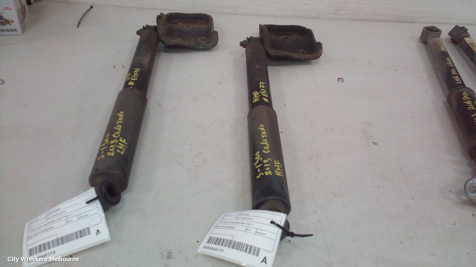 HOLDEN COLORADO LEFT REAR STRUT, ***USE SHOCK ABSORBER PART TYPE*** - Image 2