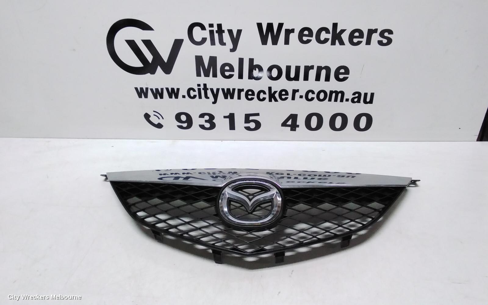 MAZDA 6 GRILLE, RADIATOR GRILLE, GG/GY, CHROME MESH TYPE, 09/2002 - 07/2005 - Image 2