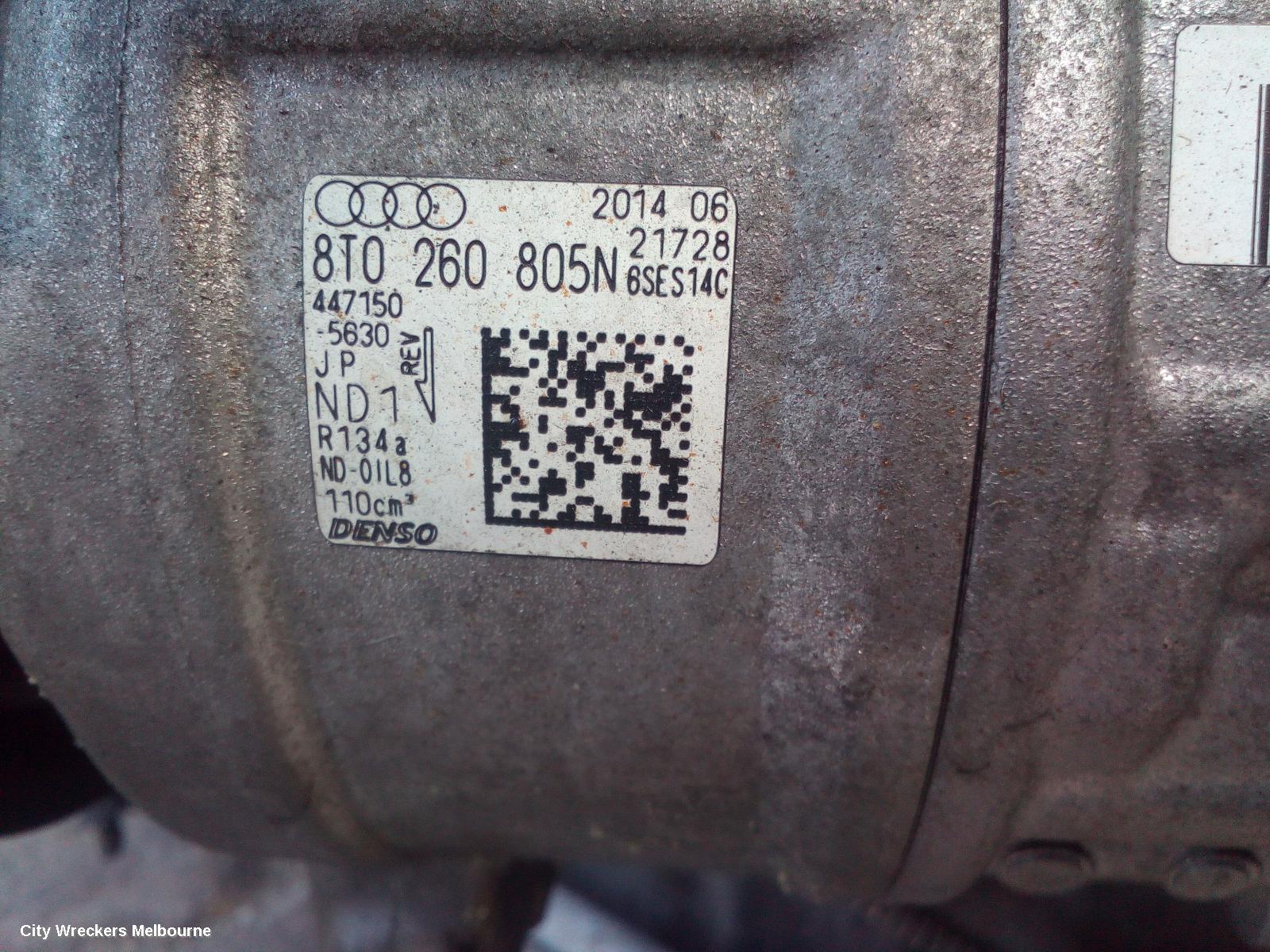AUDI A4 A/C COMPRESSOR, B8 8K (A4), 2.0, PETROL, 07/2012 - 01/2016 - Image 3
