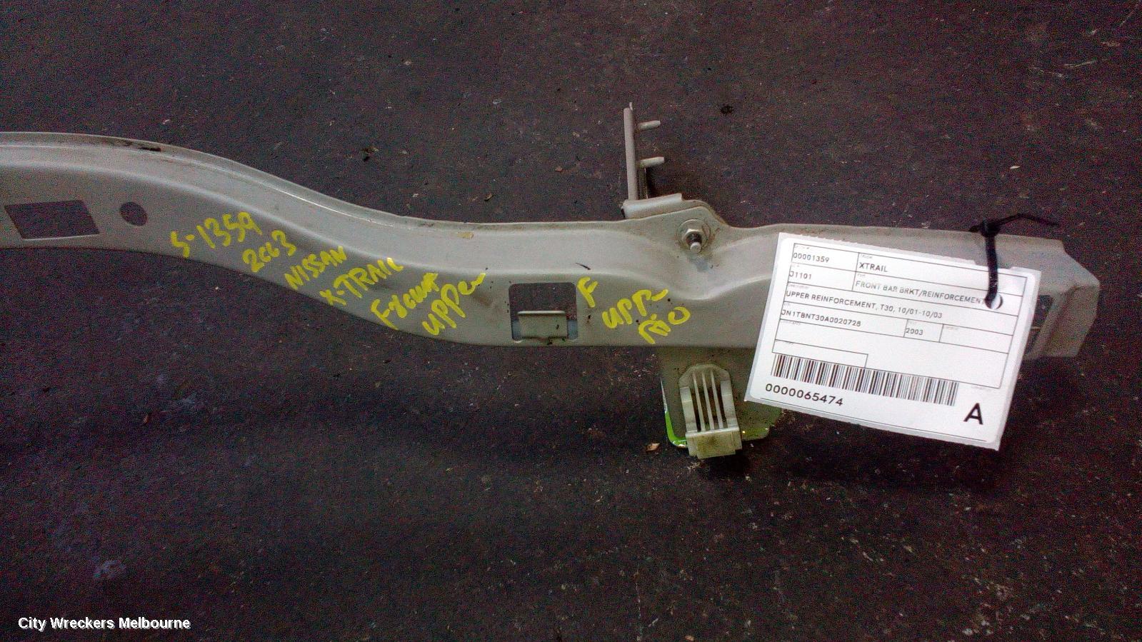 NISSAN XTRAIL F/BAR REINFORC/BRACK, UPPER REINFORCEMENT, T30, 10/2001 - 10/2003 - Image 2