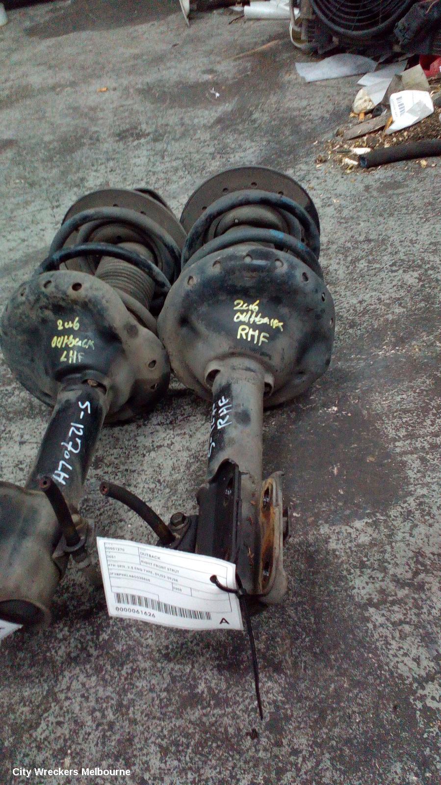 SUBARU OUTBACK RIGHT FRONT STRUT, 4TH GEN, 2.5 ENG TYPE, 09/2003 - 09/2006 - Image 1
