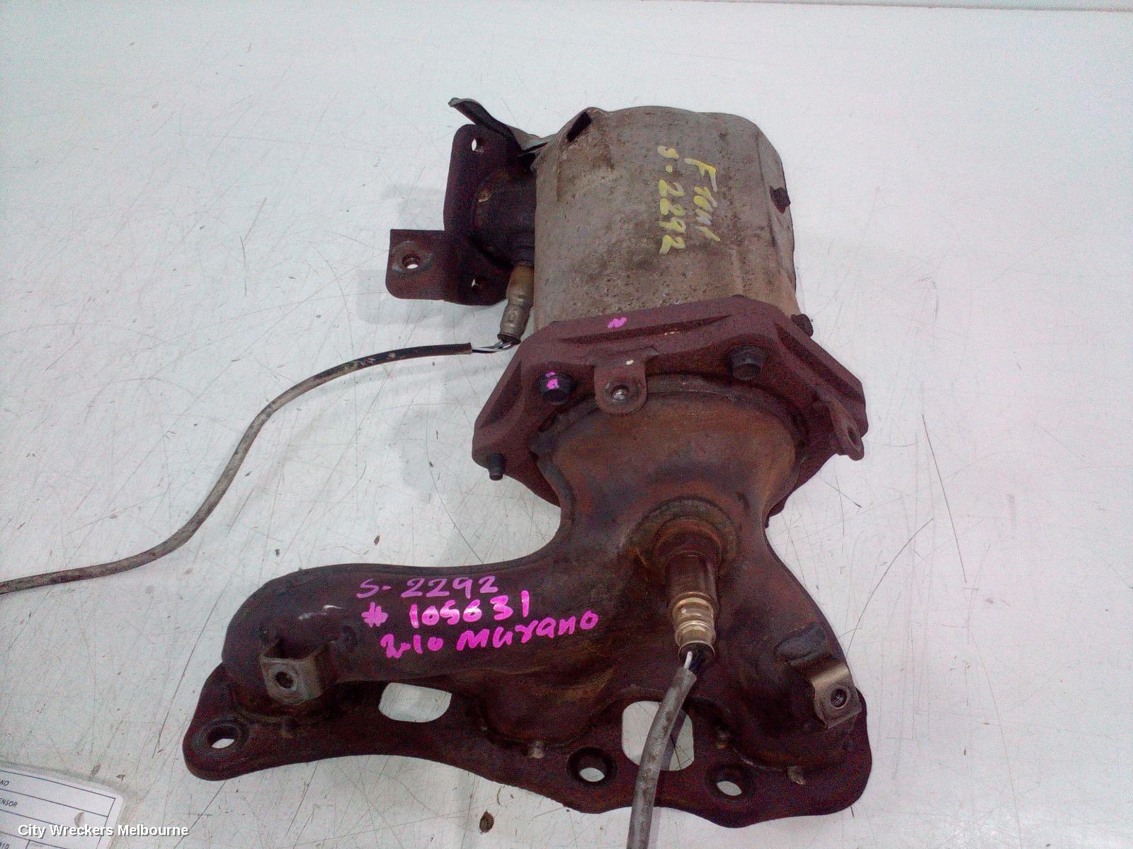 NISSAN MURANO CATALYTIC CONVERTER, DOWNPIPE-CAT TYPE, 3.5, PETROL, FRONT (LH SIDE), Z51, 12/2008 - 12/2014 - Image 2