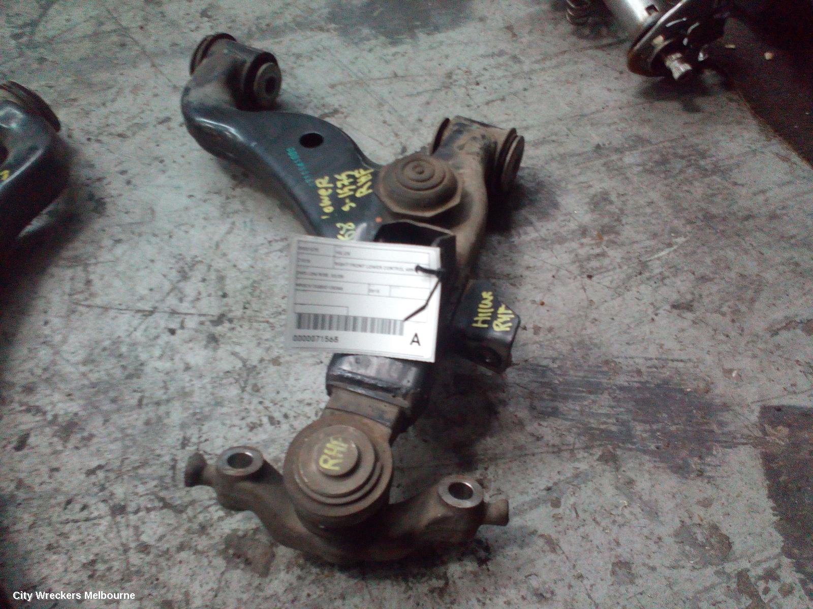 TOYOTA HILUX RIGHT FRONT LOWER CONTROL ARM, 2WD LOW RIDE, 03/2005 ONWARDS - Image 2