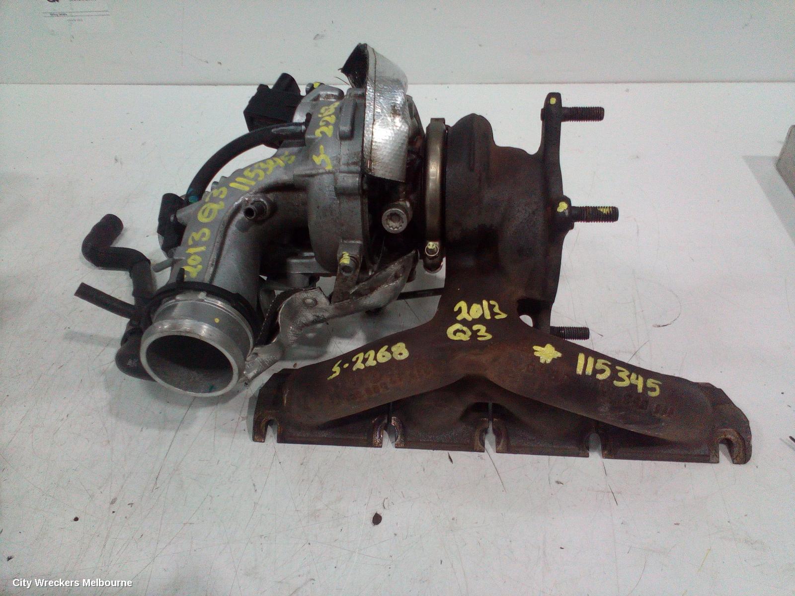 AUDI Q3 TURBO SUPERCHARGER, PETROL, 2.0, CCZC CODE, 8U, 03/2012 ONWARDS - Image 1