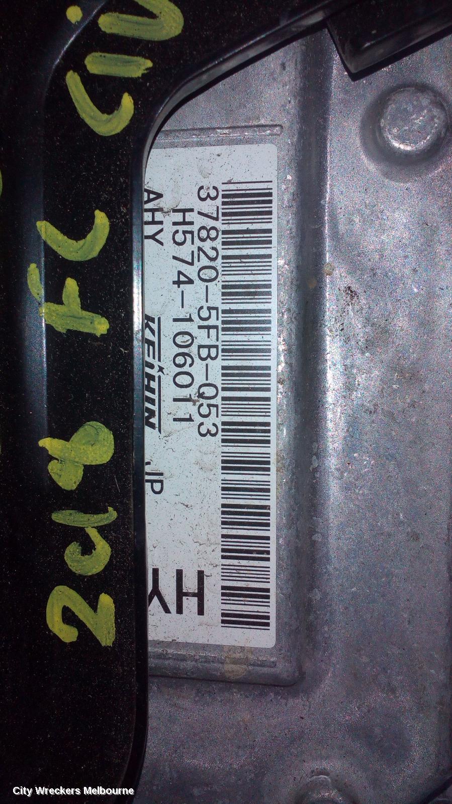 HONDA CIVIC ECU, 10TH GEN, ENGINE ECU, 1.8, PETROL, ECU ONLY, 05/2016 - 08/2021 - Image 1