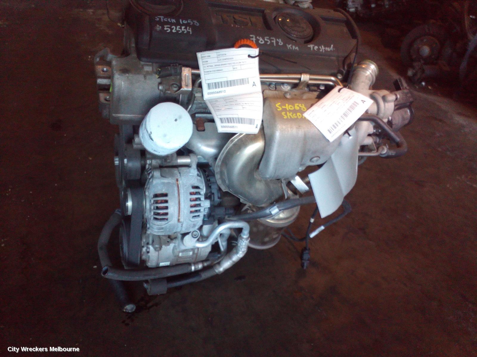 SKODA OCTAVIA A/C COMPRESSOR, 1Z, PETROL, DENSO BRAND (7SEU17C), 01/2004 - 10/2013 - Image 3