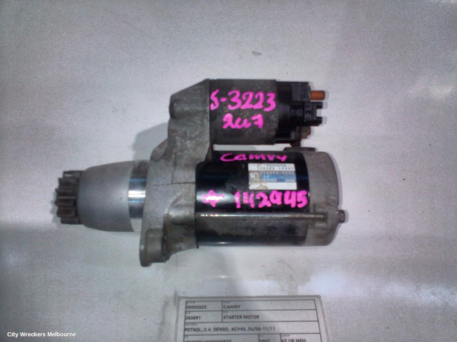 TOYOTA CAMRY STARTER, PETROL, 2.4, DENSO, ACV40, 06/2006 - 11/2011 - Image 1